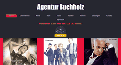 Desktop Screenshot of agentur-buchholz.de